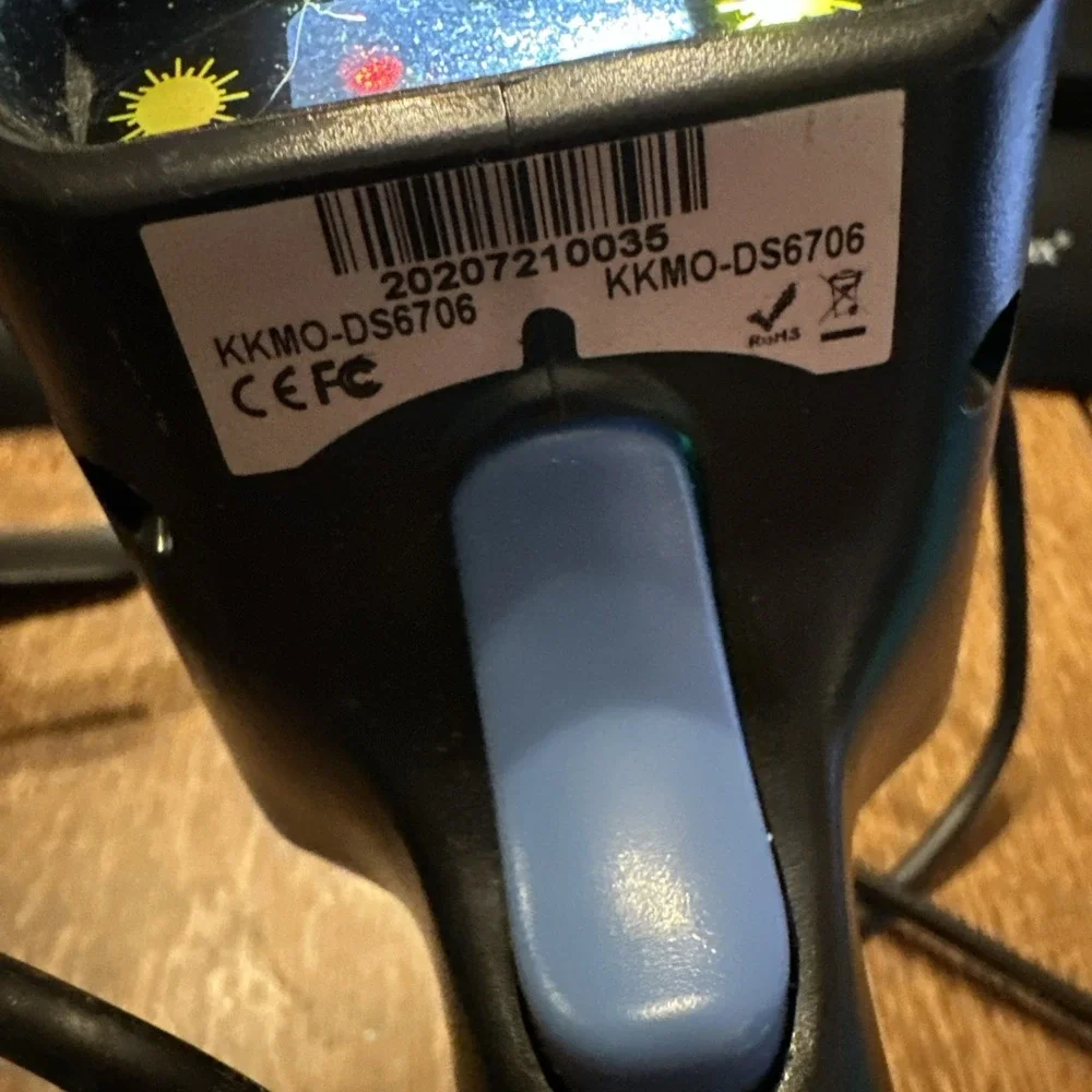 KKMO DS6706 Scanner USB Kit w/Stand-Used 2D barcode scanner